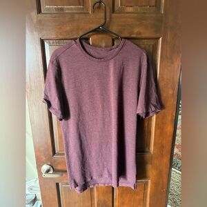 lululemon athletica Men's Crew Tee in Maroon